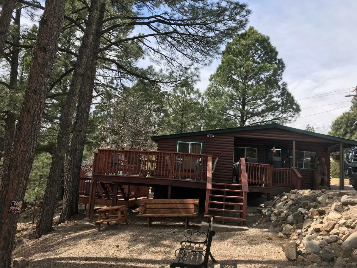 Gonzales Cozy Little Bear Cabin Ruidoso Exteriör bild